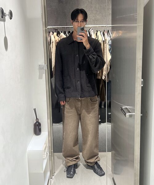 INSILENCE(インサイロンス)の「ダブルクロストラッカージャケット ブラック(デニムジャケット・レディース・その他・SMALL/LARGE/MEDIUM)」の7枚目の写真