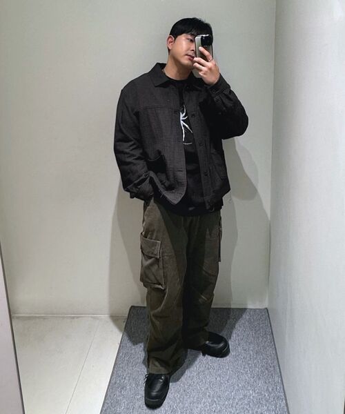 INSILENCE(インサイロンス)の「ダブルクロストラッカージャケット ブラック(デニムジャケット・レディース・その他・SMALL/LARGE/MEDIUM)」の8枚目の写真