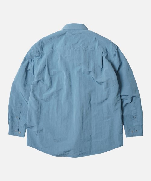 FRIZMWORKS(フリズムワークス)の「3PK NYLON RIPSTOP SHIRT JACKET _ DUSKY BLUE(シャツ/ブラウス・メンズ・その他・MEDIUM/LARGE/X-LARGE)」の2枚目の写真