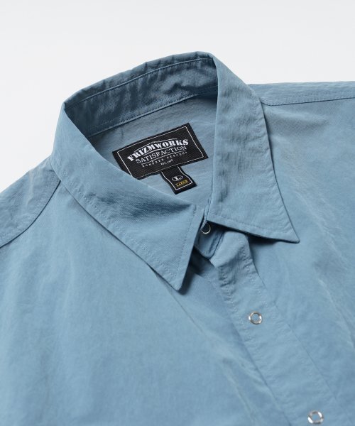 FRIZMWORKS(フリズムワークス)の「3PK NYLON RIPSTOP SHIRT JACKET _ DUSKY BLUE(シャツ/ブラウス・メンズ・その他・MEDIUM/LARGE/X-LARGE)」の3枚目の写真