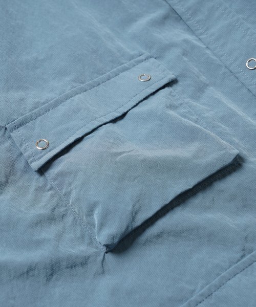 FRIZMWORKS(フリズムワークス)の「3PK NYLON RIPSTOP SHIRT JACKET _ DUSKY BLUE(シャツ/ブラウス・メンズ・その他・MEDIUM/LARGE/X-LARGE)」の4枚目の写真