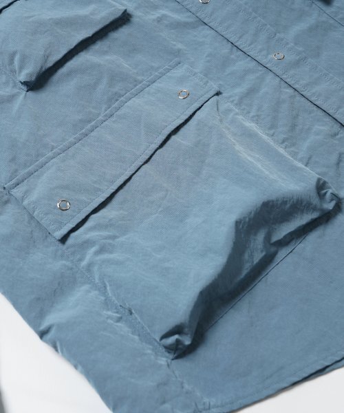 FRIZMWORKS(フリズムワークス)の「3PK NYLON RIPSTOP SHIRT JACKET _ DUSKY BLUE(シャツ/ブラウス・メンズ・その他・MEDIUM/LARGE/X-LARGE)」の5枚目の写真