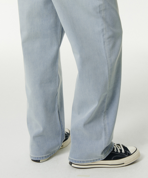 MUSINSA STANDARD（ムシンサスタンダード）の「[クールタンダード] ワイドデニムパンツ [ブリーチ]（デニムパンツ・メンズ・その他・29/30/31/33/26/27/28/40/38/42/36/34/32）」の9枚目の写真