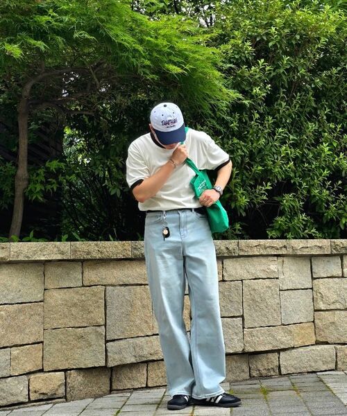 MUSINSA STANDARD（ムシンサスタンダード）の「[クールタンダード] ワイドデニムパンツ [ブリーチ]（デニムパンツ・メンズ・その他・29/30/31/33/26/27/28/40/38/42/36/34/32）」の14枚目の写真