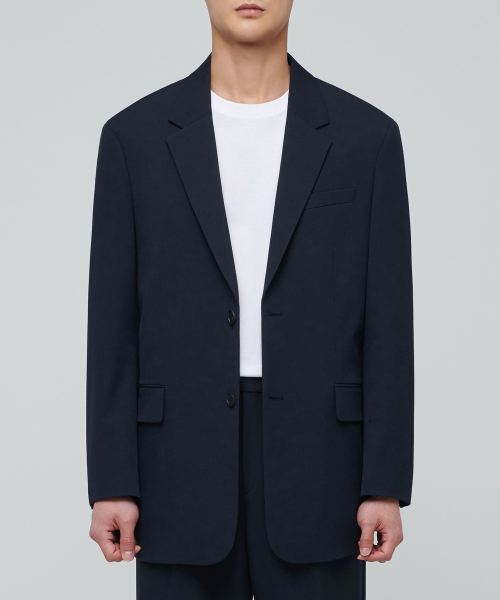 MUSINSA STANDARD(ムシンサスタンダード)の「特大ブレザー【ネイビー】(テーラードジャケット・メンズ・その他・XX-LARGE/LARGE/MEDIUM/X-LARGE)」の1枚目の写真
