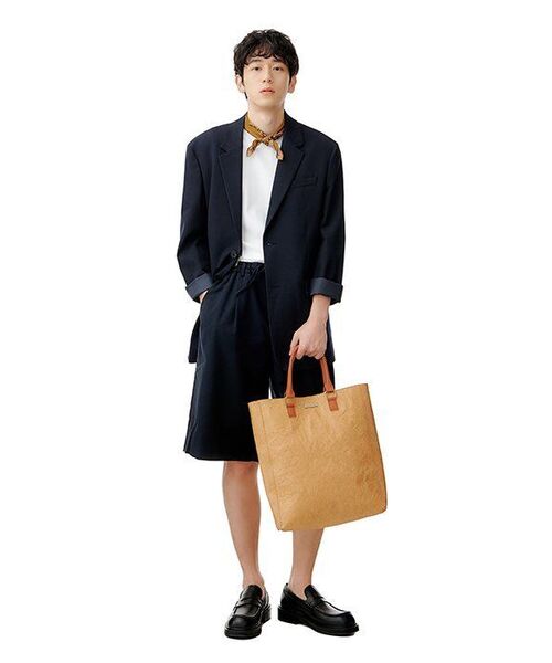 MUSINSA STANDARD(ムシンサスタンダード)の「特大ブレザー【ネイビー】(テーラードジャケット・メンズ・その他・XX-LARGE/LARGE/MEDIUM/X-LARGE)」の2枚目の写真