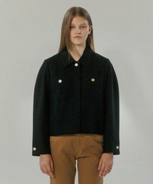 TTUDEMENT（トュードメント）の「VINTAGE SHORT JACKET BLACK（その他アウター）」