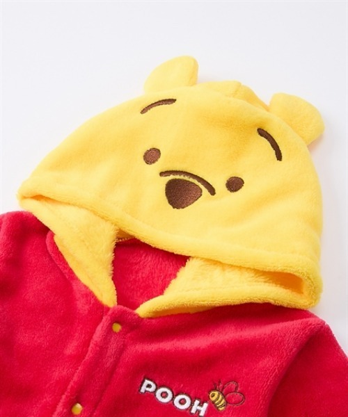 PEANUTS(ピーナッツ)の「【スヌーピー/ディズニー】あったかフリース 着ぐるみカバーオール(ロンパース・キッズ・イエロー系/オレンジ系/ホワイト系・70/80/90)」の15枚目の写真