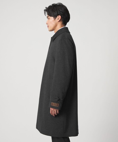 A DAY IN THE LIFE UNITED ARROWS(アデイインザライフユナイテッドアローズ)の「ビーバー ハウンドトゥース バルカラーコート<A DAY IN THE LIFE>(ステンカラーコート・メンズ・その他1・XL/L/M)」の6枚目の写真