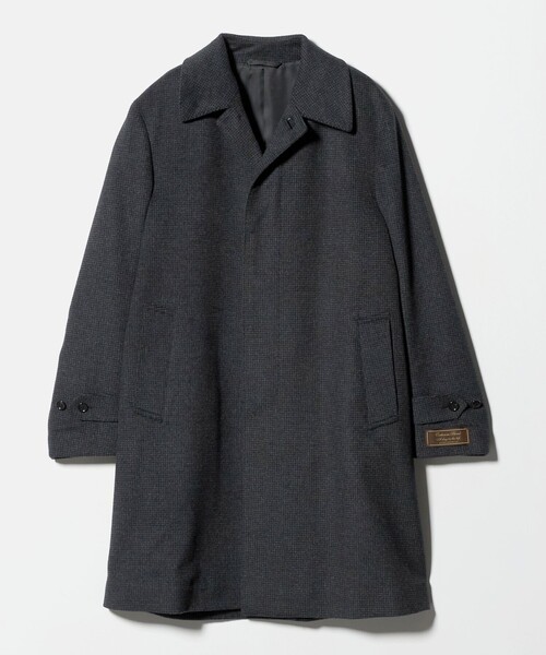 A DAY IN THE LIFE UNITED ARROWS(アデイインザライフユナイテッドアローズ)の「ビーバー ハウンドトゥース バルカラーコート<A DAY IN THE LIFE>(ステンカラーコート・メンズ・その他1・XL/L/M)」の8枚目の写真