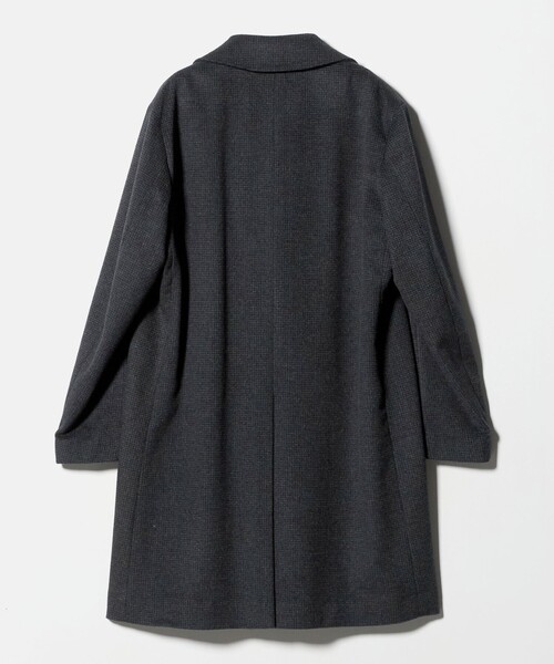 A DAY IN THE LIFE UNITED ARROWS(アデイインザライフユナイテッドアローズ)の「ビーバー ハウンドトゥース バルカラーコート<A DAY IN THE LIFE>(ステンカラーコート・メンズ・その他1・XL/L/M)」の9枚目の写真