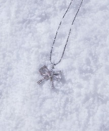 JILL by JILL STUART | Cubic プチリボンネックレス　ギフト/プレゼント(ネックレス)