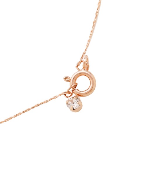 JILL by JILL STUART（ジルバイジルスチュアート）の「Cubic プチリボンネックレス　ギフト/プレゼント（ネックレス・レディース・ゴールド/シルバー・FREE）」の12枚目の写真