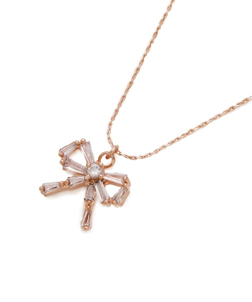 JILL by JILL STUART（ジルバイジルスチュアート）の「Cubic プチリボンネックレス　ギフト/プレゼント（ネックレス・レディース・ゴールド/シルバー・FREE）」の13枚目の写真