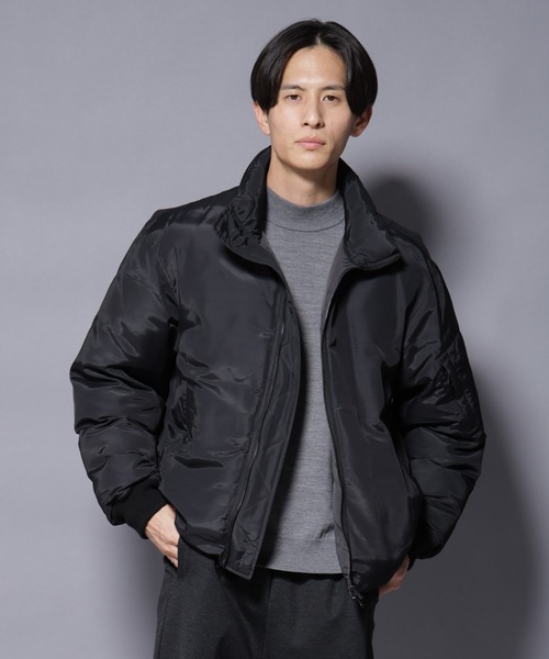 NANO universe（ナノユニバース）の「｢OGAWA PRODUCTS｣anewdown(R) スタンドダウン 難燃性、撥水（ダウンジャケット/コート・メンズ・ブラック/カーキ・M/L）」の13枚目の写真