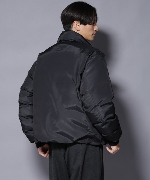 NANO universe（ナノユニバース）の「｢OGAWA PRODUCTS｣anewdown(R) スタンドダウン 難燃性、撥水（ダウンジャケット/コート・メンズ・ブラック/カーキ・M/L）」の16枚目の写真