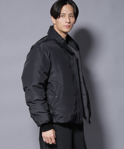 NANO universe（ナノユニバース）の「｢OGAWA PRODUCTS｣anewdown(R) スタンドダウン 難燃性、撥水（ダウンジャケット/コート・メンズ・ブラック/カーキ・M/L）」の15枚目の写真