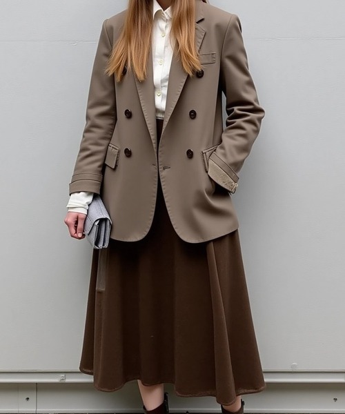 cammie(キャミー)の「ハイウエストフレアスカート(スカート・レディース・ブラック/ブラウン・F/FREE)」の7枚目の写真