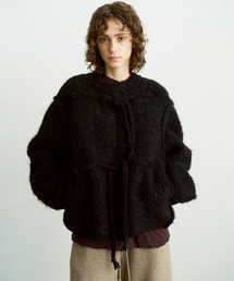 UNFIL アンフィル / mohair & shetland wool jumbo loop knit jacket モヘアシェットランドウールジャンボループニットジャケット / WVFL-UW130