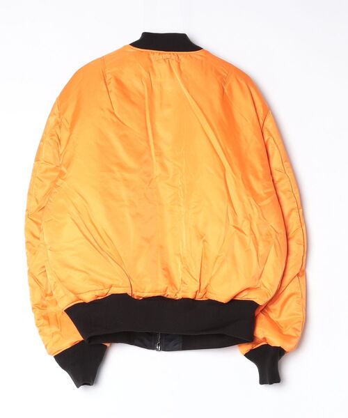 Valley Apparel(バレーアパレル)の「Valley Apparel / MA-1 フライトナイロンジャケット / VA1001(MA-1・メンズ・ブラック/グレー・X-LARGE)」の5枚目の写真