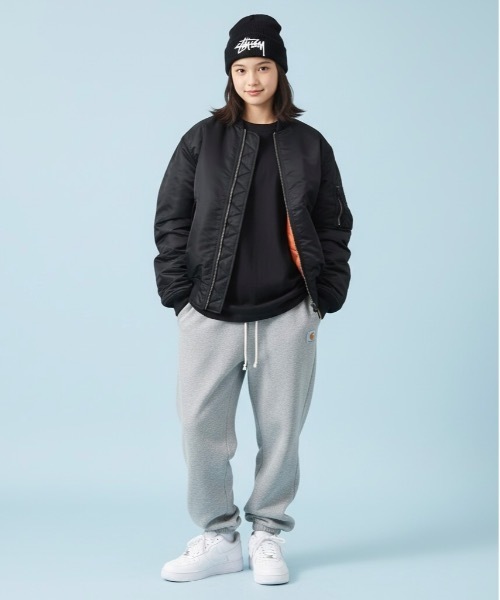 Valley Apparel(バレーアパレル)の「Valley Apparel / MA-1 フライトナイロンジャケット / VA1001(MA-1・メンズ・ブラック/グレー・X-LARGE)」の8枚目の写真