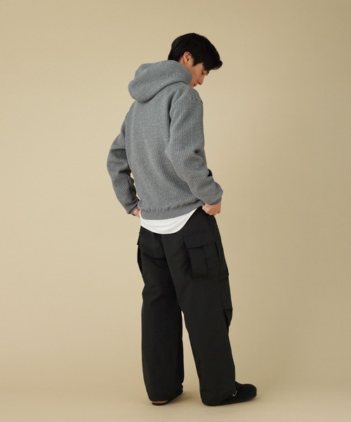 VERON(ヴァロン)の「【セットアップ対応】 60/40クロス裏フリースM-65カーゴイージーパンツ(カーゴパンツ・メンズ・ブラック/オリーブ/グレー・M/L)」の8枚目の写真