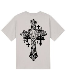 KTC0022 チカノクロス 半袖Tシャツ - ベージュ