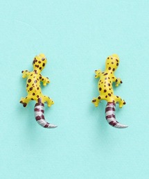 gargle ガーグル：サイエンスシリーズ　レオパ　ヒョウモントカゲモドキ　ピアス