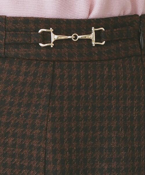 index（インデックス）の「カルゼツイードアシメフレアスカート【洗濯機OK/防シワ/イージーアイロン/抗ピル】（スカート・レディース・ダークグレー/ネイビー/ブラウン系その他2・36/38/40/42）」の15枚目の写真