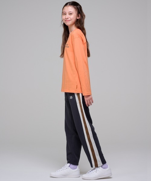KRIFF MAYER Kid's Collection（クリフメイヤーキッズコレクション）の「【綿100％】楽LUCKロンT(虹)（Tシャツ/カットソー・キッズ・ブルー/オフホワイト/オレンジ/チャコール・120/170/160/150/140/130）」の8枚目の写真