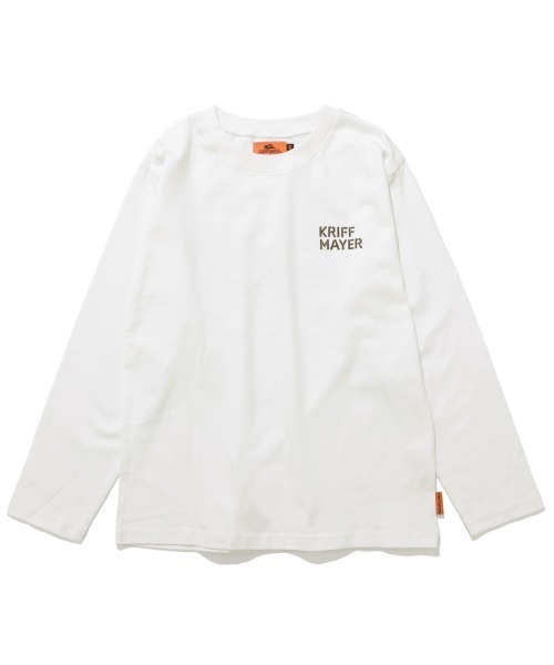 KRIFF MAYER Kid's Collection（クリフメイヤーキッズコレクション）の「【綿100％】楽LUCKロンT(虹)（Tシャツ/カットソー・キッズ・ブルー/オフホワイト/オレンジ/チャコール・120/170/160/150/140/130）」の20枚目の写真