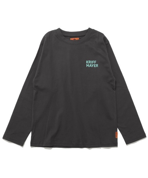 KRIFF MAYER Kid's Collection（クリフメイヤーキッズコレクション）の「【綿100％】楽LUCKロンT(虹)（Tシャツ/カットソー・キッズ・ブルー/オフホワイト/オレンジ/チャコール・120/170/160/150/140/130）」の22枚目の写真