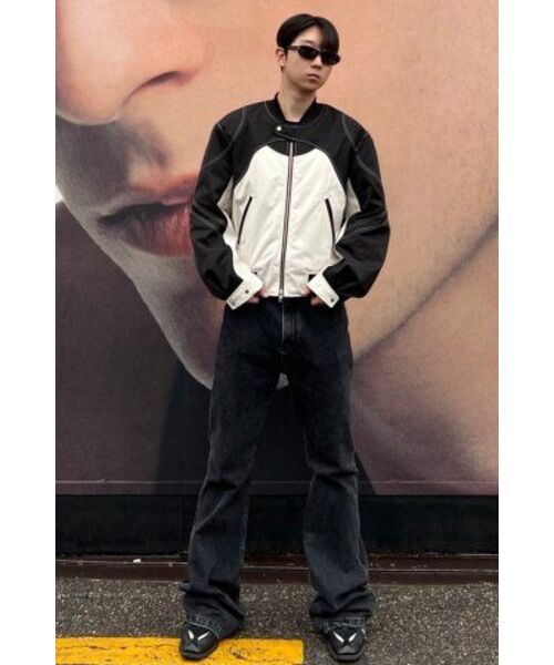 LMOOD（エルムード）の「ボウリングボンバージャケット ブラック（ブルゾン・レディース・その他・46/48）」の12枚目の写真