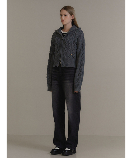 ANOETIC（アノエティック）の「ANC SEMI WIDE JEANS_BLACK（デニムパンツ・レディース・その他・MEDIUM/SMALL）」の2枚目の写真