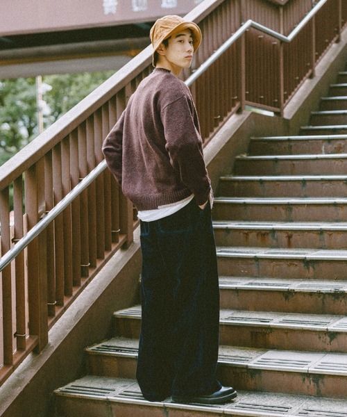 niko and...(ニコアンド)の「ポイントカラーニットプルオーバー(ニット/セーター・メンズ・ブラック/アイボリー/ブラウン・LARGE/MEDIUM)」の11枚目の写真