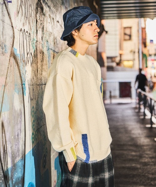 niko and...(ニコアンド)の「ポイントカラーニットプルオーバー(ニット/セーター・メンズ・ブラック/アイボリー/ブラウン・LARGE/MEDIUM)」の18枚目の写真