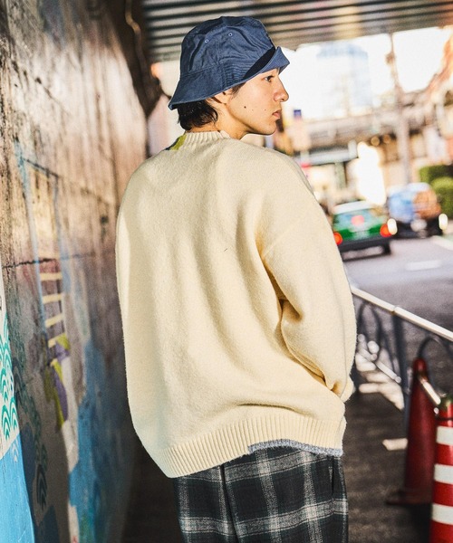 niko and...(ニコアンド)の「ポイントカラーニットプルオーバー(ニット/セーター・メンズ・ブラック/アイボリー/ブラウン・LARGE/MEDIUM)」の19枚目の写真