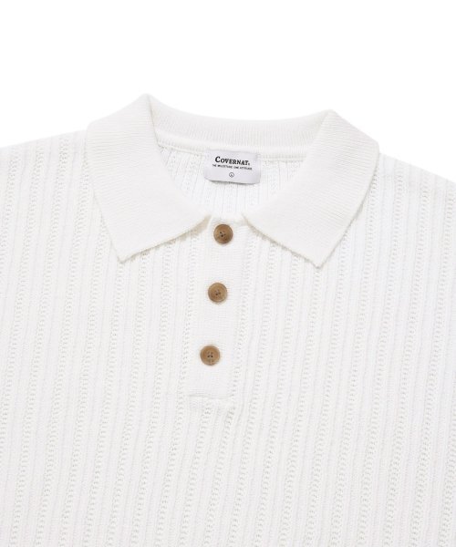 COVERNAT(カバーナット)の「クロシェポロハーフニットアイボリー(ニット/セーター・レディース・その他・LARGE/MEDIUM/SMALL/X-LARGE/XX-LARGE)」の3枚目の写真