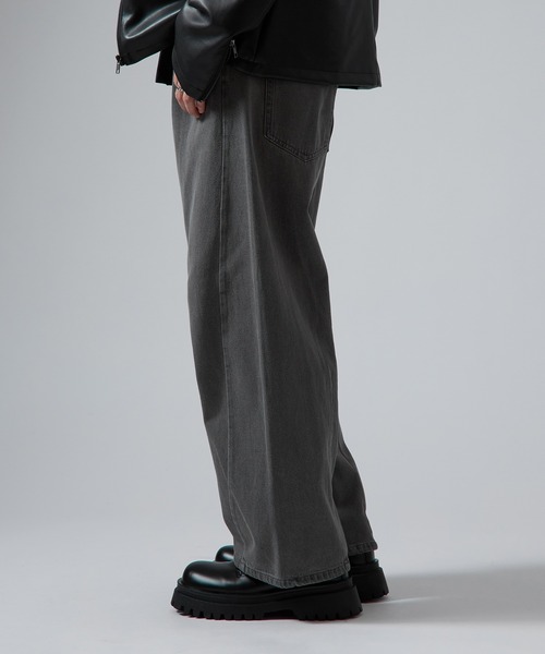 improves（インプローブス）の「9.5ozデニム バレルレッグ ジーンズ（デニムパンツ・メンズ・ネイビー/ブラック系/サックスブルー/ブラック/ブルー・SMALL/MEDIUM/LARGE/X-LARGE）」の11枚目の写真