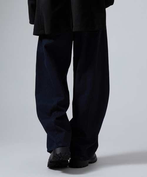 improves（インプローブス）の「9.5ozデニム バレルレッグ ジーンズ（デニムパンツ・メンズ・ネイビー/ブラック系/サックスブルー/ブラック/ブルー・SMALL/MEDIUM/LARGE/X-LARGE）」の16枚目の写真