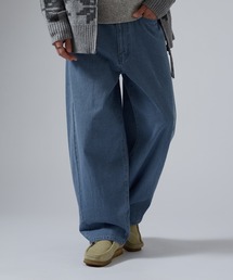 NULL（ヌル）の「【nl】9.5ozデニム バレルレッグ ジーンズ（デニムパンツ）」