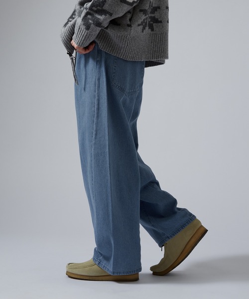 improves（インプローブス）の「9.5ozデニム バレルレッグ ジーンズ（デニムパンツ・メンズ・ネイビー/ブラック系/サックスブルー/ブラック/ブルー・SMALL/MEDIUM/LARGE/X-LARGE）」の19枚目の写真