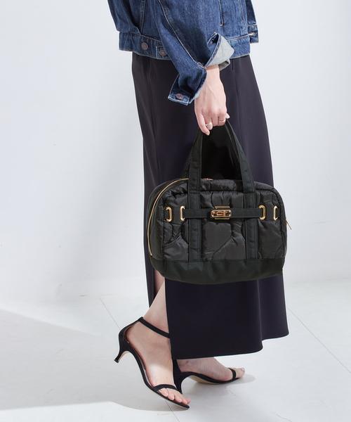 【YF】SITA PARANTICA ボーダーボストンバッグ 中古・古着通販】SITA PARANTICA (シータパランティカ) Border Boston