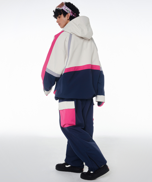 DOLL OUTERWEAR(ドラ アウターウェア)の「2425 ベロジャケット&パンツ ボードウェアセット ネイビー 男女共用(セットアップ・レディース・その他・LARGE/X-LARGE/SMALL/X-SMALL)」の4枚目の写真