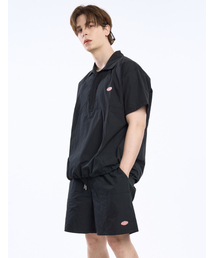 CLEVER FIELD（クレバーフィールド）の「エンブレムワッペンミニマルハーフパンツ_ブラック（その他パンツ）」