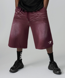 DRIX（ドリックス）の「Maxi Wide Pigment Sweat Bermuda Shorts_Red（その他パンツ）」