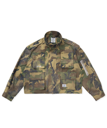 STIGMA（スティグマ）の「S56 OVERSIZED CROP MILITARY JACKET CAMO（その他アウター）」