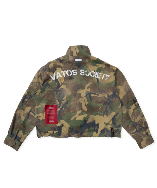 STIGMA（スティグマ）の「S56 OVERSIZED CROP MILITARY JACKET CAMO（その他アウター・メンズ・その他・MEDIUM/LARGE/X-LARGE）」の2枚目の写真