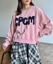 CPCM | CPCMロゴ刺繍裏毛プルオーバー(スウェット)