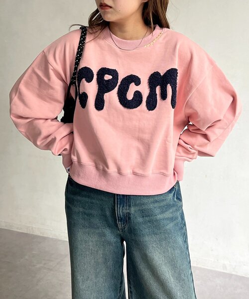 CPCM(シーピーシーエム)の「CPCMロゴ刺繍裏毛プルオーバー(スウェット・レディース・ピンク/グレー/チャコールグレー・SMALL/MEDIUM)」の14枚目の写真